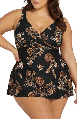 Artesands Chantique Delacroix Swim Dress Black at Nordstrom, Us