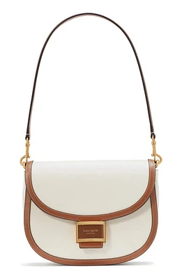 Kate Spade New York katy textured leather convertible shoulder bag in Halo Off White Multi at Nordstrom