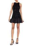 LIKELY Elton Lace Overlay Minidress Black at Nordstrom,