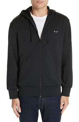 Comme des Garçons PLAY Big Black Heart Zip Hoodie at Nordstrom,