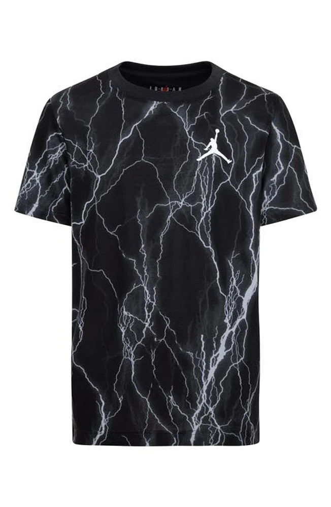 Jordan Kids' Lightning Print T-Shirt at