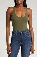 Good American Light Ribbed Crop Tank at Nordstrom,