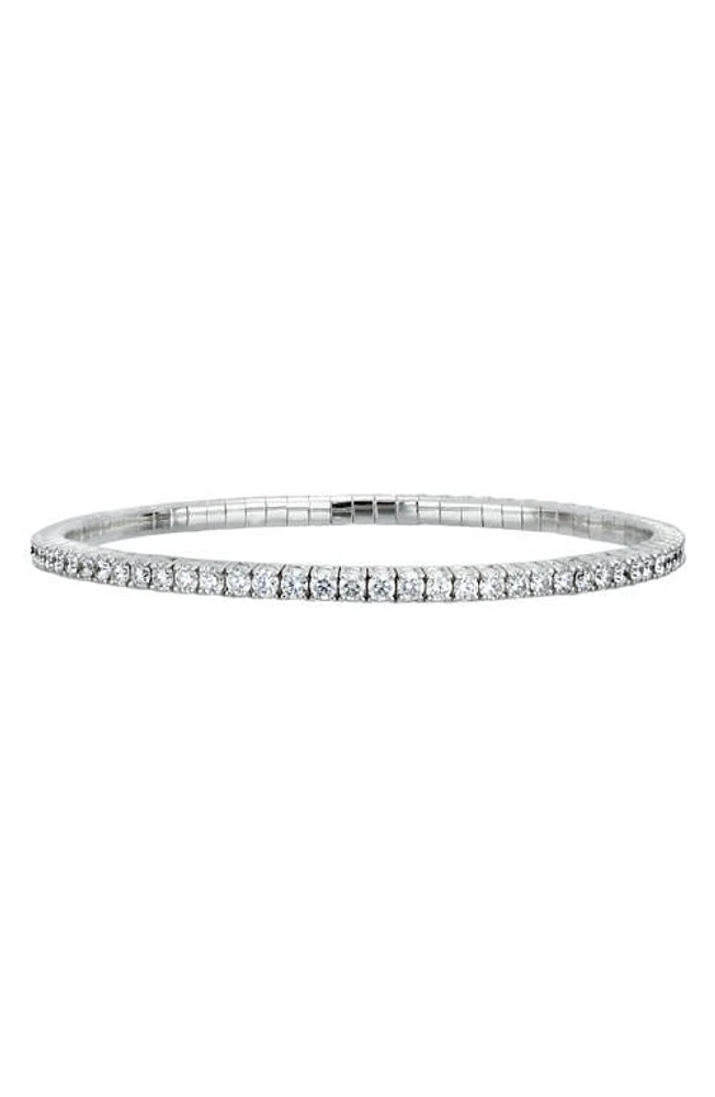 Bony Levy Audrey Diamond Stretch Bracelet in 18K White Gold at Nordstrom, Size 7