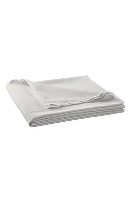 Matouk Diamond Piqué Coverlet in Silver at Nordstrom