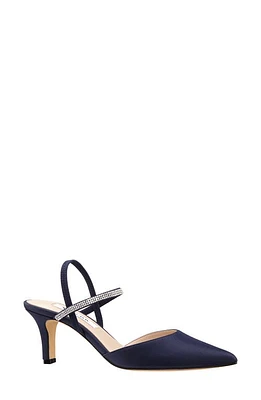 Nina Billie Slingback Pointed Toe Pump Navy at Nordstrom,