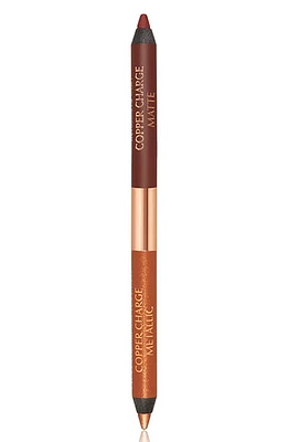 Charlotte Tilbury Eye Color Magic Eyeliner Pencil Duo in Copper Charge at Nordstrom