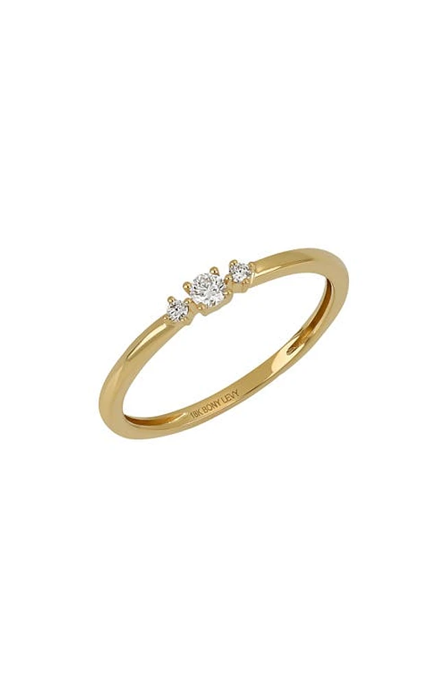 Bony Levy Liora Stackable Diamond Ring 18K Yellow Gold at Nordstrom,