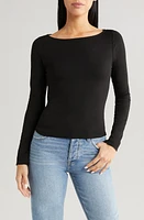 All Favor Boat Neck Jersey Top at Nordstrom,