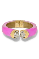 Alexis Bittar Bonbon Crystal Lucite Hinged Bracelet in Azalea at Nordstrom