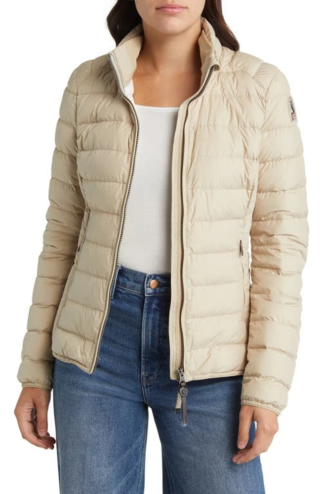 Parajumpers Geena Quilted Water Repellent 600-Fill-Power Down Jacket in Tapioca at Nordstrom, Size X-Large