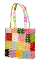 Iscream Kids' Colorblock Bead Tote in Multi at Nordstrom