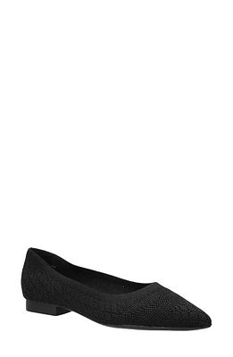 Bella Vita Mireya Knit Flat in Black Knit at Nordstrom, Size 7