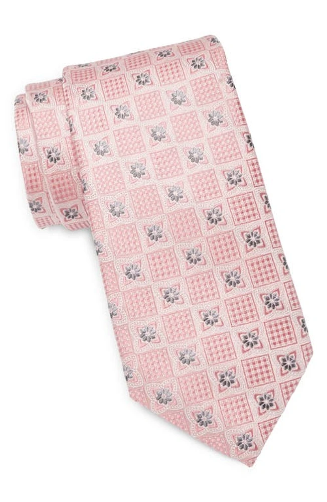 Nordstrom Havan Medallion Silk Tie in Pink at Nordstrom