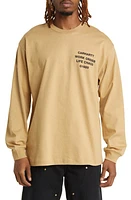 Carhartt Work In Progress Reverse Hammer Long Sleeve Graphic T-Shirt in Dusty H Brown at Nordstrom, Size Small