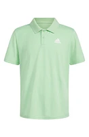 adidas Kids' Mesh Polo Semi Green Spark at