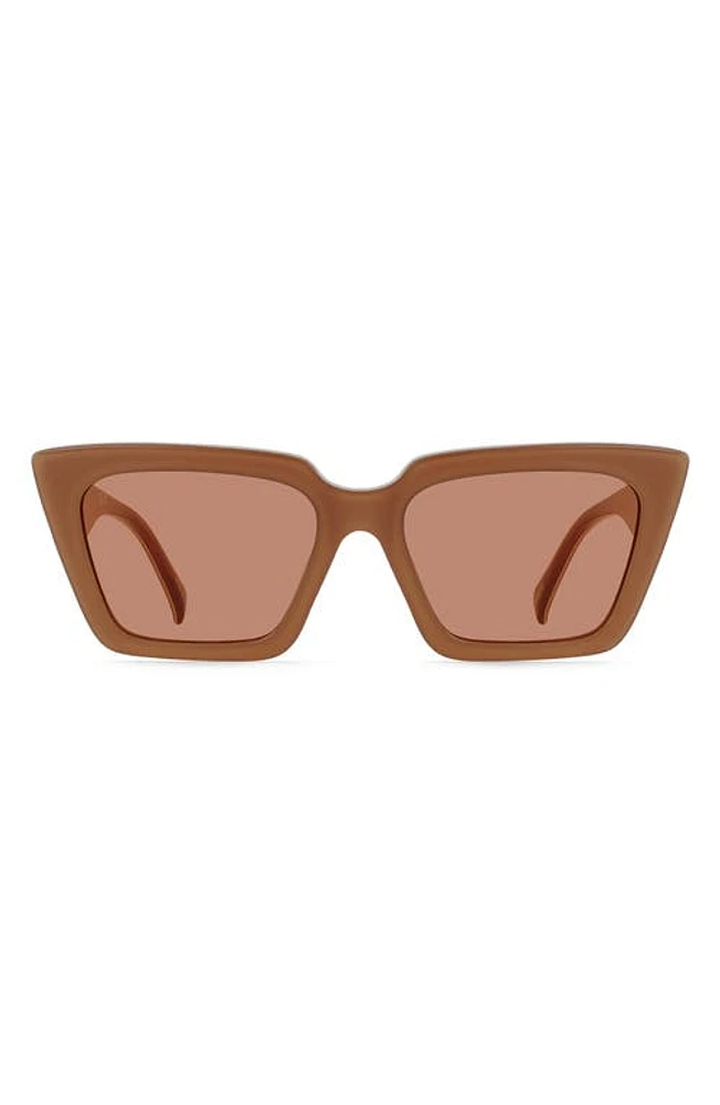 RAEN Keera 54mm Polarized Cat Eye Sunglasses in Henna/Spritz at Nordstrom