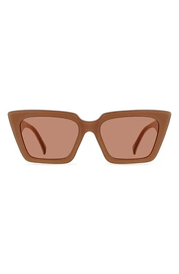 RAEN Keera 54mm Polarized Cat Eye Sunglasses in Henna/Spritz at Nordstrom