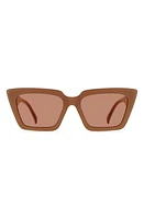 RAEN Keera 54mm Polarized Cat Eye Sunglasses in Henna/Spritz at Nordstrom