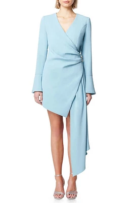 Elliatt Corsican Long Sleeve Blazer Minidress Sky Blue at Nordstrom,