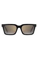 Marc Jacobs 53mm Gradient Square Sunglasses in Black/Gray Sf Gd Sp at Nordstrom