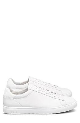 CLAE Bradley Sneaker Triple White Leather at Nordstrom,