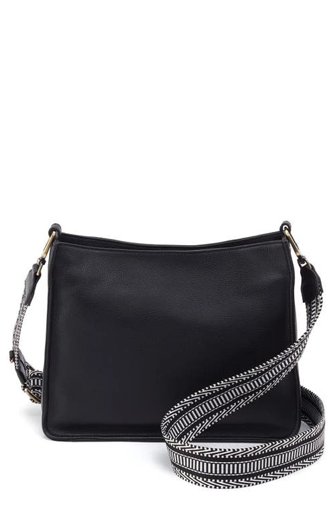 HOBO Cass Leather Crossbody Bag in Black at Nordstrom