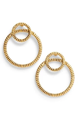 Karine Sultan Double Hoop Earrings in Gold at Nordstrom