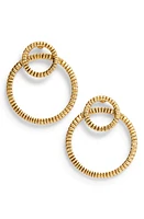 Karine Sultan Double Hoop Earrings in Gold at Nordstrom