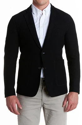 Billy Reid Boiled Wool Sport Coat Black at Nordstrom,