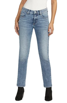 JAG Cassie Slim Straight Leg Jeans Beacon Blue at Nordstrom,