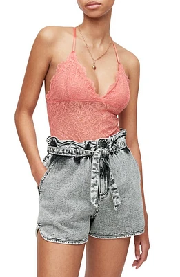 AllSaints Erity Lace Bodysuit Muted Rose at Nordstrom, Us