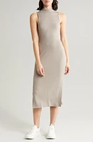 Beyond Yoga Well Traveled Rib Midi Dress Birch at Nordstrom,