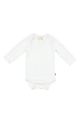 Kyte BABY Long Sleeve Bodysuit in Cloud at Nordstrom