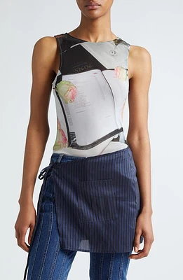 Paloma Wool Ponsa Restaurant Print Tank White at Nordstrom,