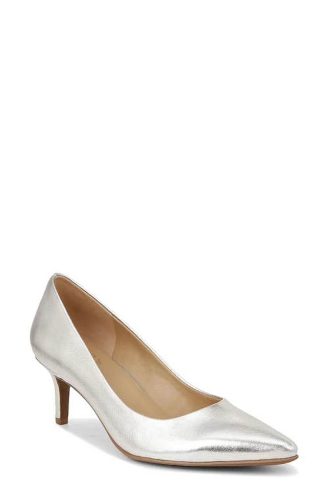 Naturalizer Everly Pump Silver Leather at Nordstrom,