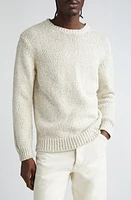 Massimo Alba Elia Cotton Blend Crewneck Sweater Mastice at Nordstrom,