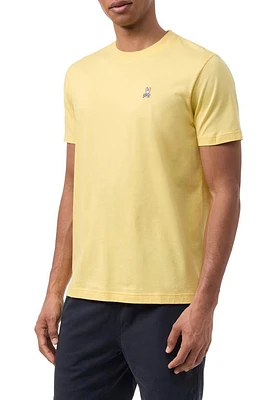 Psycho Bunny Classic Pima Cotton T-Shirt Lemon Drop at Nordstrom,