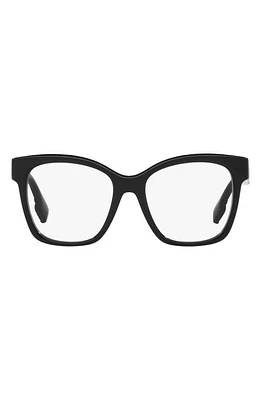 burberry Sylvie 51mm Square Optical Glasses in Black at Nordstrom