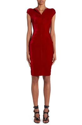 TOM FORD Velvet Cocktail Dress in Red at Nordstrom, Size 10 Us