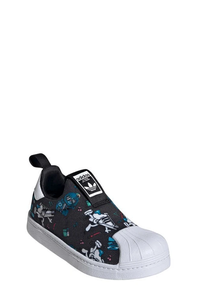 adidas Kids' Superstar 360 Sneaker Black/White/White at Nordstrom, M