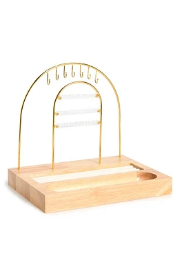 Nordstrom Wooden Tray Jewelry Organizer in Natural- Gold at Nordstrom