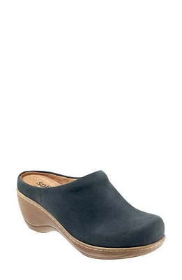 SoftWalk Madison Clog Navy Nubuck at Nordstrom,