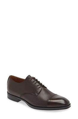 Canali Perforated Plain Cap Toe Derby Brown at Nordstrom,