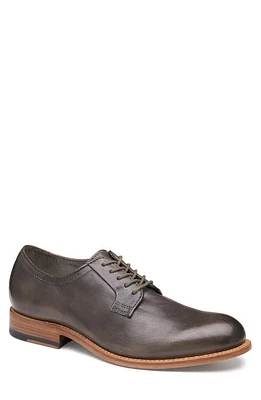 JOHNSTON & MURPHY COLLECTION Dudley Plain Toe Derby Dk Gray Dip-Dyed Calfskin at Nordstrom,