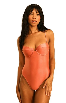 Dippin Daisys Saltwater One Piece Dusty Rose at Nordstrom,