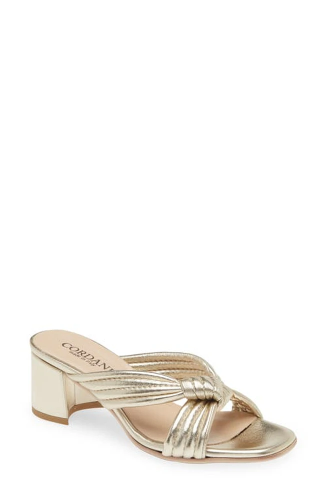 Cordani Imani Metallic Slide Sandal at Nordstrom,