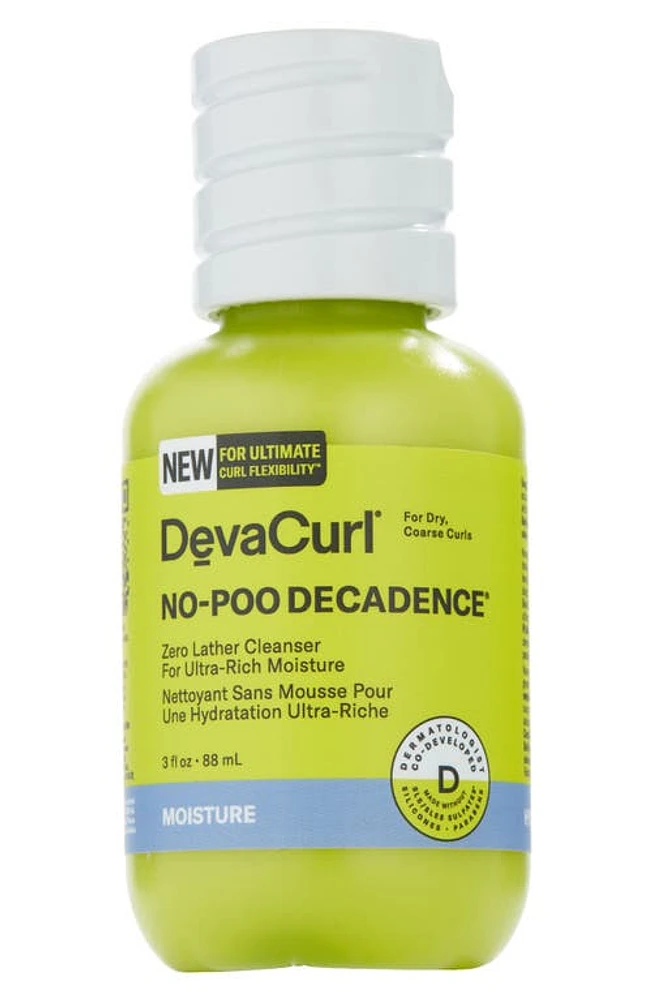 DevaCurl No-Poo Decadence Zero-Lather Cleanser at Nordstrom, Size 3 Oz