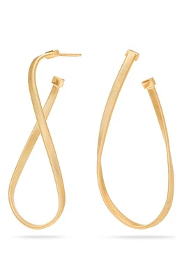 Marco Bicego Marrakech Twist Hoop Earrings in Yellow Gold at Nordstrom