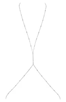 LILI CLASPE Anais Body Chain in Silver at Nordstrom