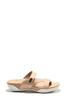 Hälsa Footwear Darline Asymmetrical Slide Sandal Taupe Leather at Nordstrom,